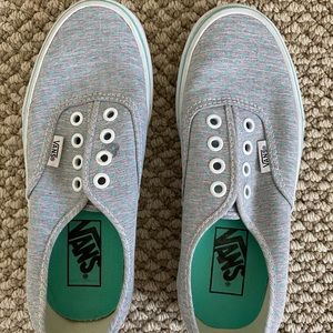 women’s shoes vans!! Hardly worn!!